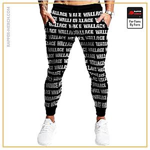 Biggie Smalls Jogger Pants - East Coast Rapper Biggie Wallace Name Pattern Dope Joggers RP0310