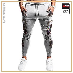 Biggie Smalls Jogger Pants - Biggie The Bed-Stuy Bandit Trippy Smoke Art Epic Joggers RP0310