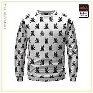 Biggie Smalls Sweatshirts - Big Poppa Crown And City Silhouette Pattern Sweater RP0310