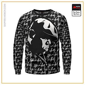 Biggie Smalls Sweatshirts - Life After Death Biggie Smalls Silhouette Crewneck Sweatshirt RP0310