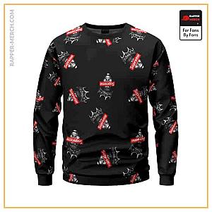 Biggie Smalls Sweatshirts - King Biggie Smalls Supreme Parody Pattern Sweatshirt RP0310