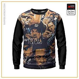 Biggie Smalls Sweatshirts - Iconic Legendary Hip-Hop Artists Poster Art Crewneck Sweater RP0310