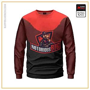 Biggie Smalls Sweatshirts - Notorious B.I.G. Gaming Logo Artwork Crewneck Sweater RP0310