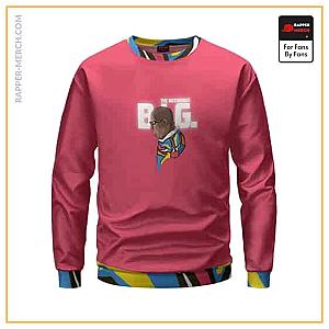 Biggie Smalls Sweatshirts - Notorious B.I.G. Side View Cartoon Art Crewneck Sweater RP0310