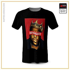 Biggie Smalls T-shirts - Notorious Gangsta Rapper Crowned Biggie Tees RP0310