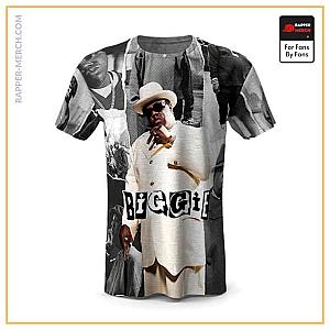 Biggie Smalls T-shirts - Notorious Biggie Monochrome Photo Collage Tees RP0310