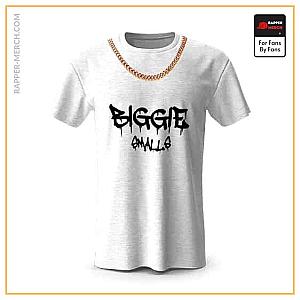 Biggie Smalls T-shirts - Biggie Smalls Typography &amp; Necklace Design Shirt RP0310