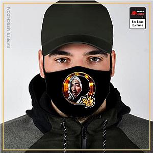 Tupac Shakur Face Maskes - Hip-Hop Rapper 2Pac Amaru Shakur Logo Awesome Face Mask RM0310