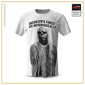 Biggie Smalls T-shirts - The Notorious B.I.G. Monochrome Design Tees RP0310