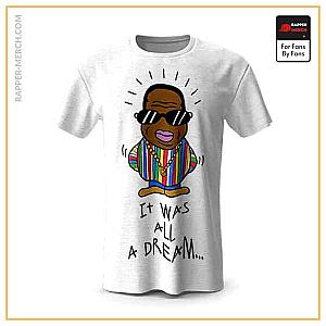 Biggie Smalls T-shirts - It Was All A Dream Biggie Cartoon Art T-Shirt RP0310