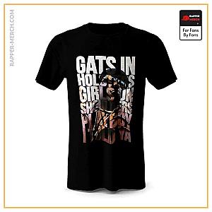 Biggie Smalls T-shirts - Gats In Holster Girls On Shoulders Biggie T-Shirt RP0310