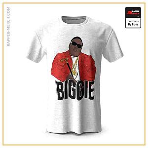 Biggie Smalls T-shirts - Biggie With His Staff And Bling Fan Art T-Shirt RP0310