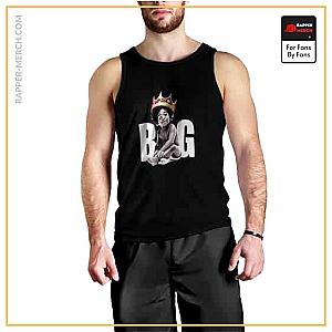 Biggie Smalls Tank Tops - Ready To Die BIG Crowned Baby Black Tank Shirt RP0310