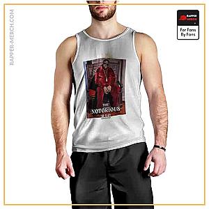 Biggie Smalls Tank Tops - Biggie Sitting In His Throne Crown Art Tank Top RP0310