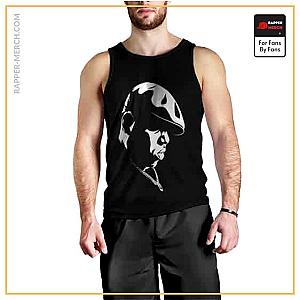 Biggie Smalls Tank Tops - Face Silhouette Biggie Smalls Crown Logo Singlet RP0310