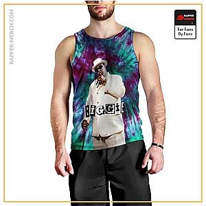 Biggie Smalls Tank Tops - Biggie Big Poppa Tie Dye Design Sleeveless Shirt RP0310