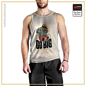 Biggie Smalls Tank Tops - Sky’s The Limit Go Big Caricature Tank Shirt RP0310