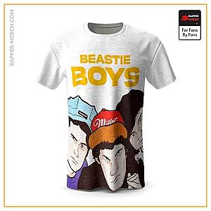 Beastie Boys T-shirts - American Rap Group Beastie Boys Art White Tees RP0410