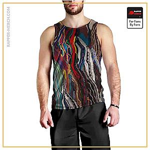 Biggie Smalls Tank Tops - Biggie Coogi Sweater Abstract Pattern Singlet RP0310