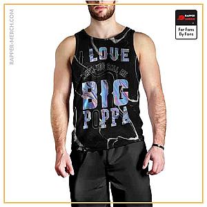 Biggie Smalls Tank Tops - I Love When You Call Me Big Poppa Black Tank Top RP0310