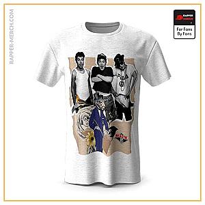 Beastie Boys T-shirts - Beastie Boys Collage Artwork White Shirt RP0410