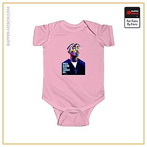 Tupac Shakur Baby Onesies - Only God Can Judge Me 2Pac Abstract Head Art Baby Onesie RM0310