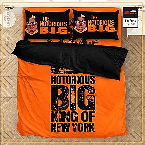 Biggie Smalls Bedding Sets - King Of New York The Notorious B.I.G Orange Bedding Set RP0310