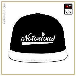 Biggie Smalls Caps - The Notorious B.I.G. Logo Design Black &amp; White Snapback RP0310