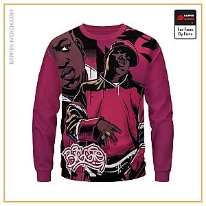 Biggie Smalls Sweatshirts - Biggie Smalls Is The Illest Comic Style Art Dope Sweatshirt RP0310