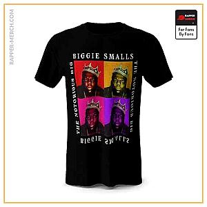 Biggie Smalls T-shirts - East Coast Icon Biggie Smalls Pic Collage T-Shirt RP0310