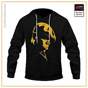 Biggie Smalls Hoodies - The Notorious B.I.G. Golden Face Silhouette Pullover Hoodie RP0310