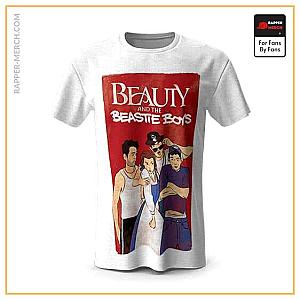 Beastie Boys T-shirts - Beauty And The Beastie Boys Logo White Tees RP0410