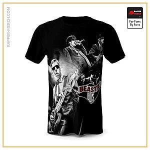 Beastie Boys T-shirts - Classic Beastie Boys Monochrome Art T-shirt RP0410