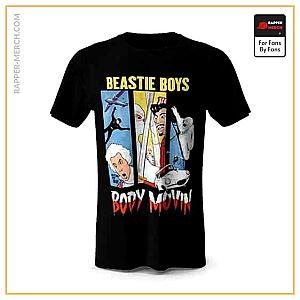 Beastie Boys T-shirts - Beastie Boys Song Body Movin Cartoon Art T-Shirt RP0410