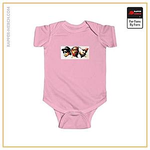 Tupac Shakur Baby Onesies - Eazy-E Tupac &amp; Biggie Monsters Under The Bed Cover Baby Onesie RM0310