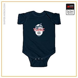 Tupac Shakur Baby Onesies - Hip Hop Rapper Tupac Shakur Minimalist Icon Baby Onesie RM0310