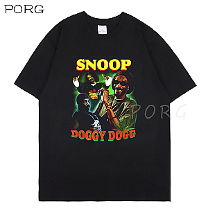 Snoop Dogg Outfit - Snoop Doggy Dogg Graphic Black T-shirt