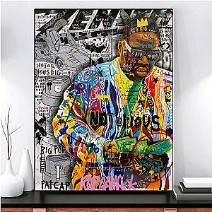 Biggie Smalls Outfit - Pop Art Graffiti Biggie Smalls Rapper Poster Art Print