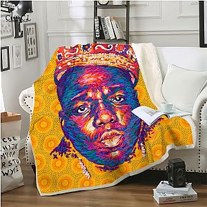 Biggie Smalls Outfit - Notorious B.I.G. Biggie Smalls 3D Print Two-layer Plush Blanket