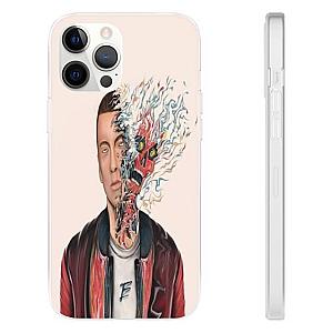 Eminem Outfit - Slim Shady Emerging Demon Skull Art iPhone 12 Fitted Case