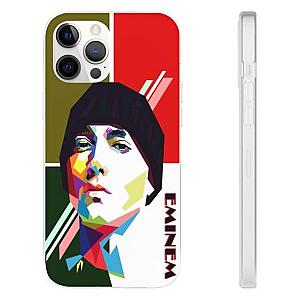 Eminem Outfit - Simple Geometric Art Eminem Dope iPhone 12 Fitted Cover