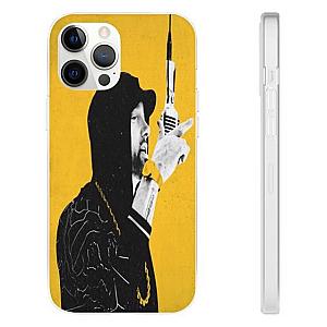 Eminem Outfit - Eminem Studio Recording Art Yellow iPhone 12 Bumper Cover