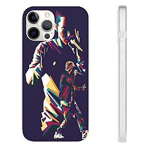 Eminem Outfit - Double Abstract Silhouette Eminem iPhone 12 Fitted Case