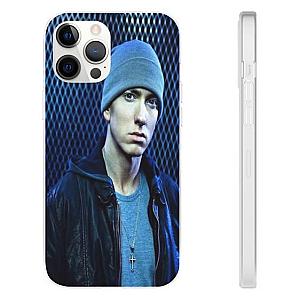 Eminem Outfit - Famous Rap Icon Eminem Blue iPhone 12 Fitted Cover