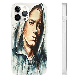 Eminem Outfit - American Rapper Eminem Portrait Drip Art iPhone 12 Case