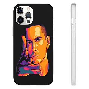 Eminem Outfit - Vibrant Orange Eminem Open Hand iPhone 12 Fitted Case