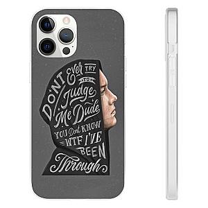 Eminem Outfit - Don&#039;t Ever Try To Judge Me Dude Eminem Gray iPhone 12 Case