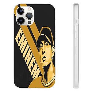 Eminem Outfit - Hip-Hop Rap Icon Eminem Name Logo Yellow iPhone 12 Cover