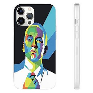 Eminem Outfit - Multicolor Abstract Art Eminem iPhone 12 Fitted Case