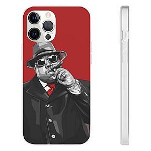 Biggie Smalls Outfit - Hip Hop Legacy Biggie Smalls Red iPhone 12 Bumper Case